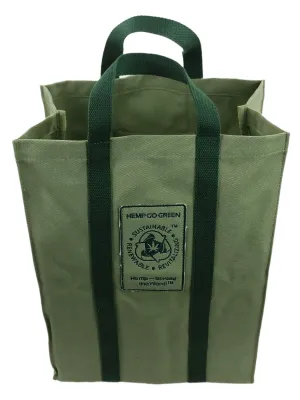 100% Hemp Canvas Washable Heavy Duty Reusable Shopping Bag
