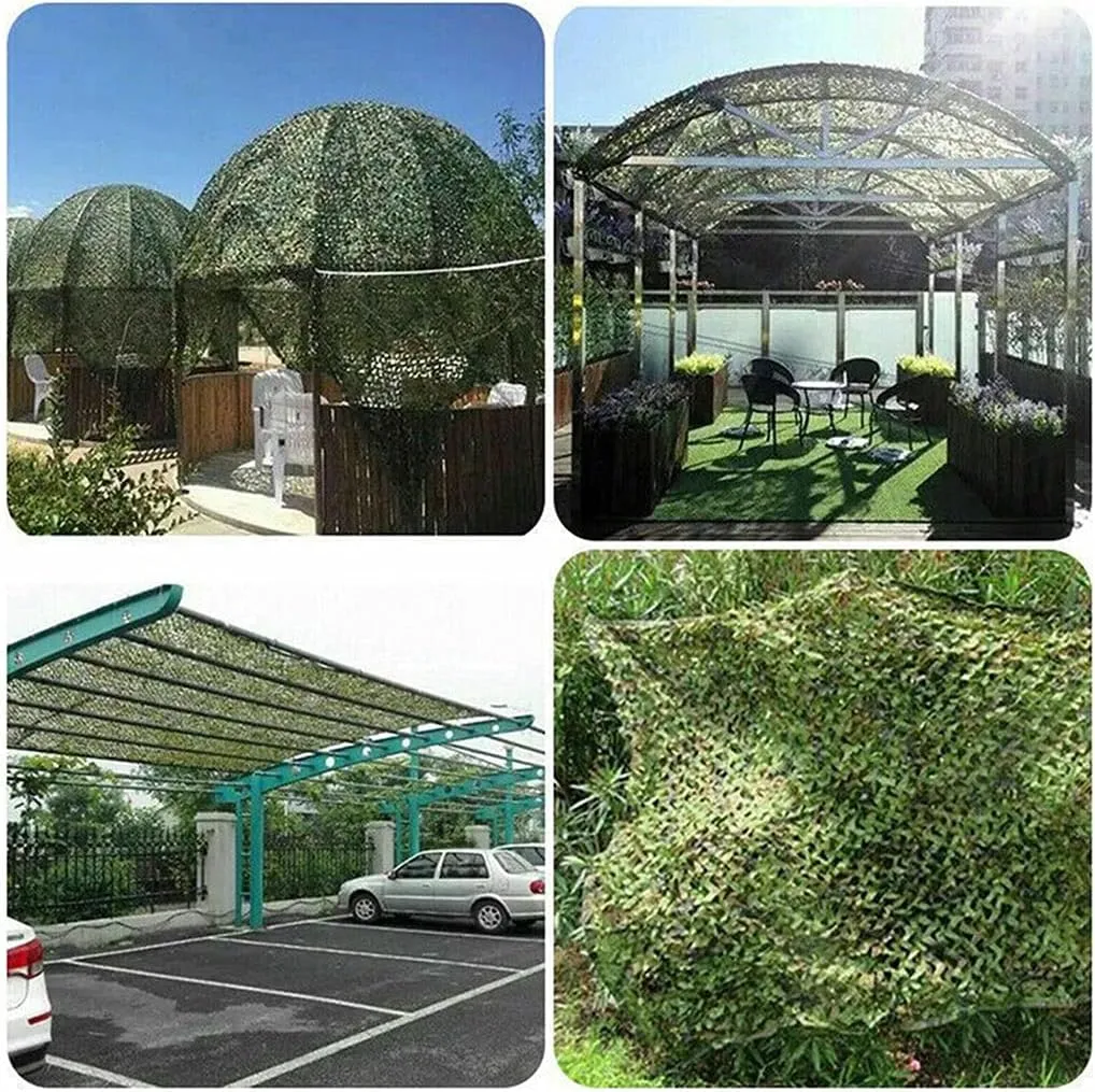 1.5x3m /2x10m Hunting Military Camouflage Nets Woodland Army Training Camo Netting Car Covers Tent Shade Camping Sun Shelter (Color : Jungle Camouflage, Size : 2x3M)