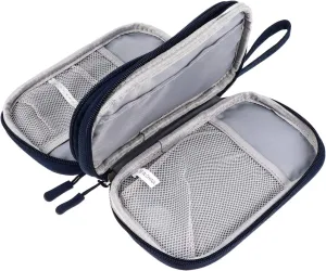 1pc Data Cables Pouch Multi Function Organizer Bag for Earphones Storage and Travel Accessories Compact Durable for Home Business Trips and Vacation
