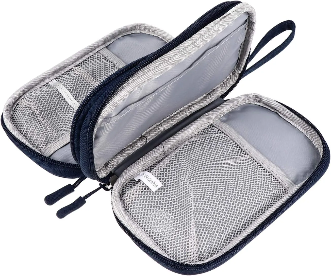 1pc Data Cables Pouch Multi Function Organizer Bag for Earphones Storage and Travel Accessories Compact Durable for Home Business Trips and Vacation