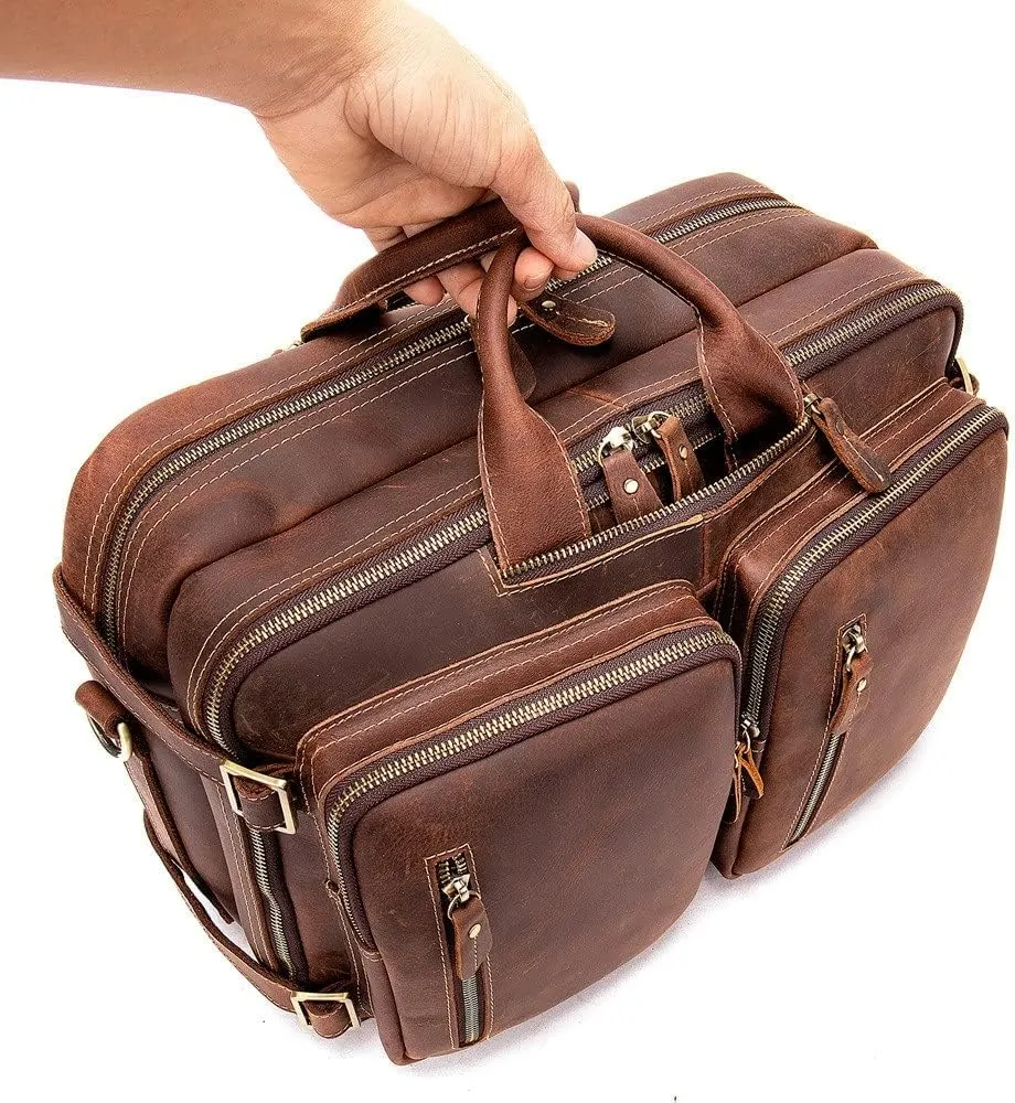 1pcs Casual Handbag Business Men's Multifunctional Men's Briefcase Backpack Backpack