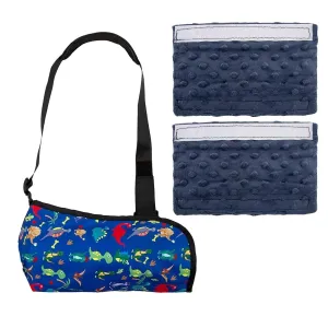 2 pack Strap Cushion for Arm Sling，Shoulder Brace Carry Strap Pillow Arm Sling for Kids Dinosaur Shoulder Sling for Shoulder Injury Elbow Sling for Broken Arm Wrist Sling for Dislocated Shoulder