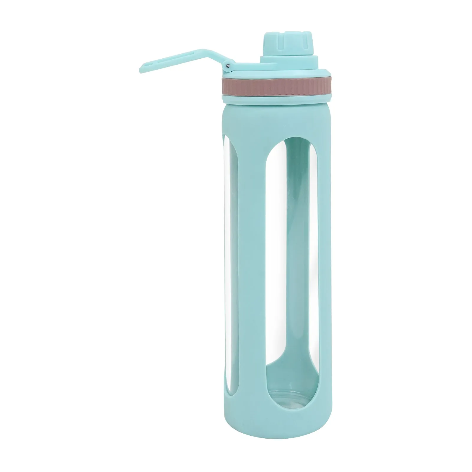 20oz Water Bottles with Water Jug Lid Handle Reusable Fitness Sports Bottle Cyan