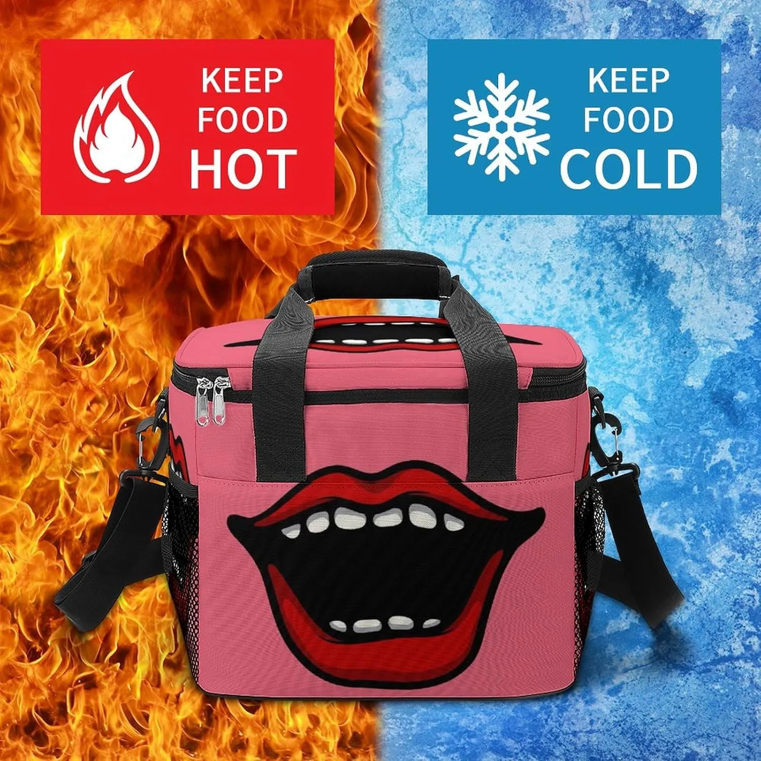 22.5L Waterproof Soft Cooler BagInsulated Lunch Box for Camping Fishing Beach Road Trips