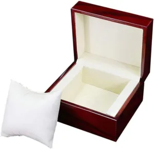 2pcs Painted Wooden Jewelry Box Spray Paint Storage Box for Watches and Jewelry Stylish Design for Home and Business Use Includes Removable Pillows for Extra