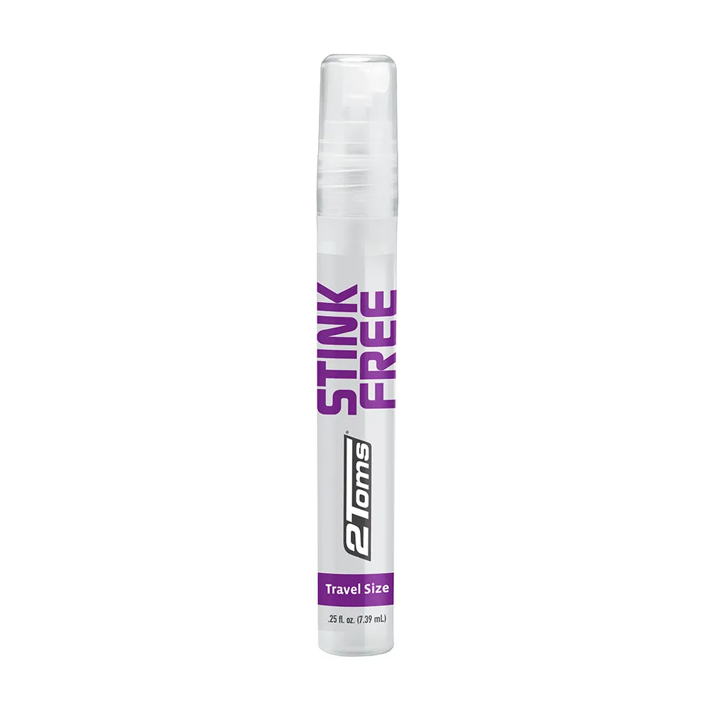 2Toms StinkFree, Shoe & Gear Odor Eliminator Spray, Travel Size