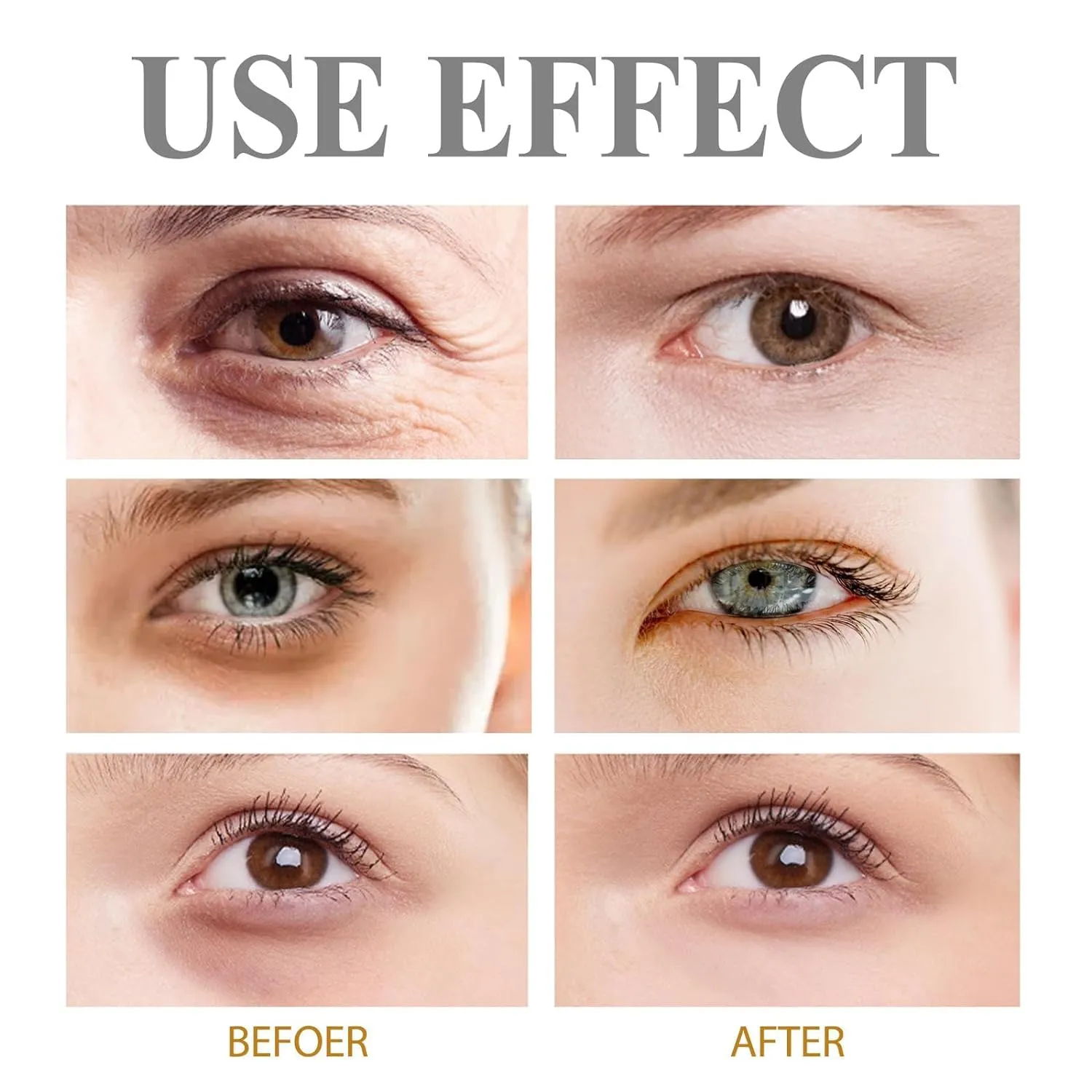 60 Seconds Eye Effects Firming Gel, 60-Second Eye Firming Gel，60-Second Eye Effects Age-Defying Tinted Firming Gel (10pcs)