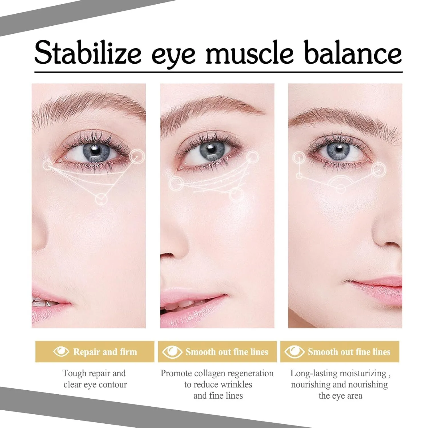 60 Seconds Eye Effects Firming Gel, 60-Second Eye Firming Gel，60-Second Eye Effects Age-Defying Tinted Firming Gel (10pcs)