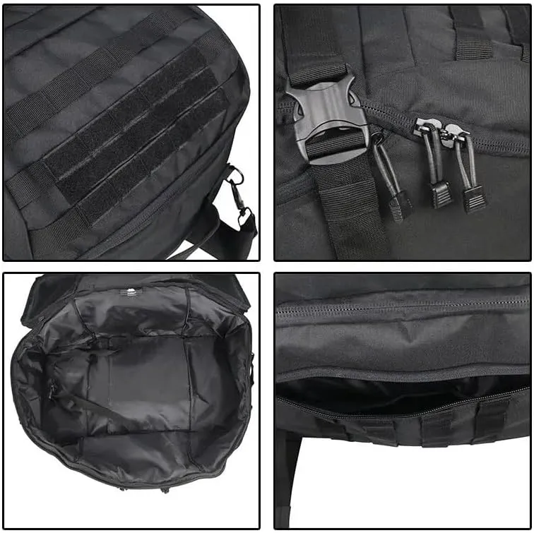 60L 80L Camping Backpacks Men Tactical Backpack Hiking Travel Climbing Rucksack Sports Gym Duffel Bag(L Black Multicam)