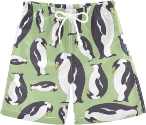 8-12T Boys Swim Trunks Quick Dry Board Shorts Swimwear Beachwear with Mesh Lining M