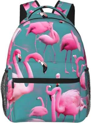 A Flock Of Flamingos Casual Backpacks, Duffel Bags, *Travel Bags For Work, Hiking, Camping, Outdoor Activities And More.