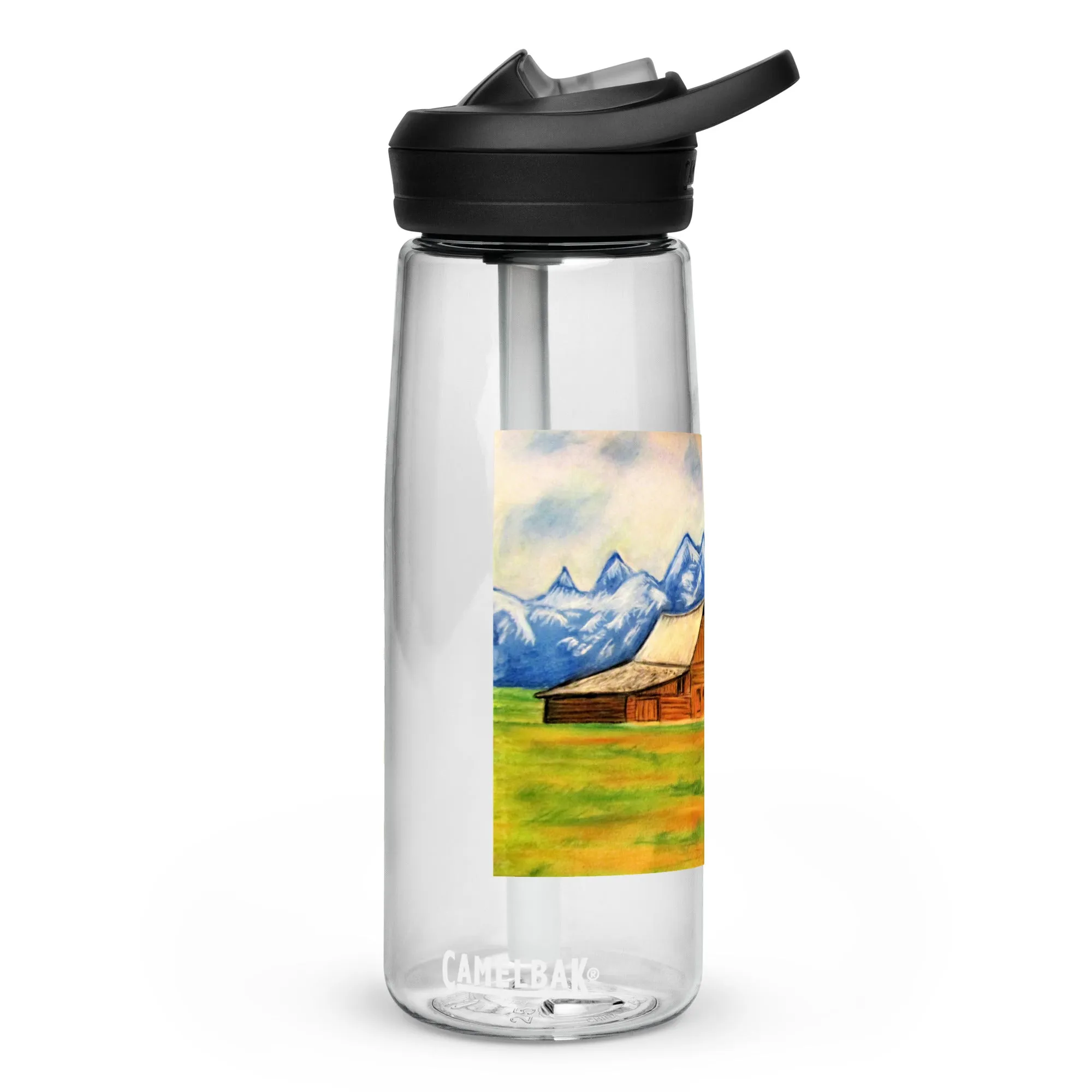A Simpler Way of Life Sports water bottle