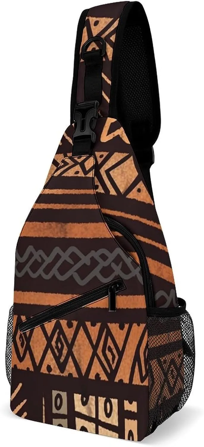 A Sleeping Fox Crossbody Bag, Sling Bag, Sling Backpack, Belt Bags for Travel Outdoors Hiking