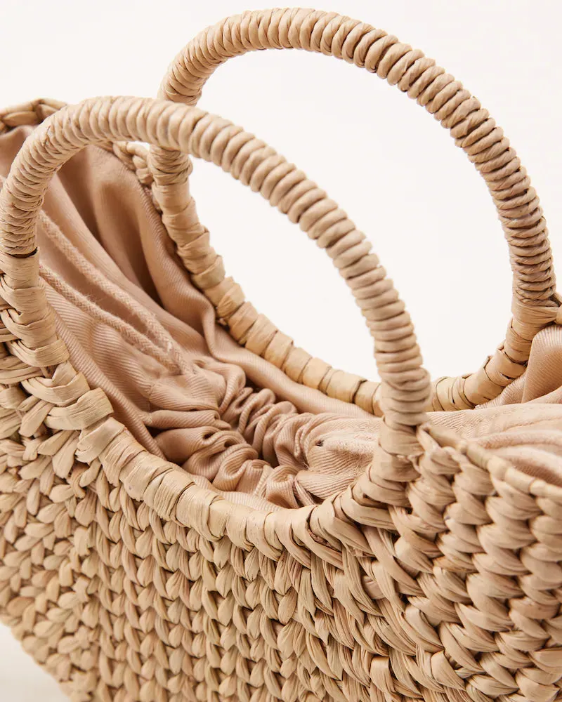 Abercrombie & Fitch Straw Basket Bag