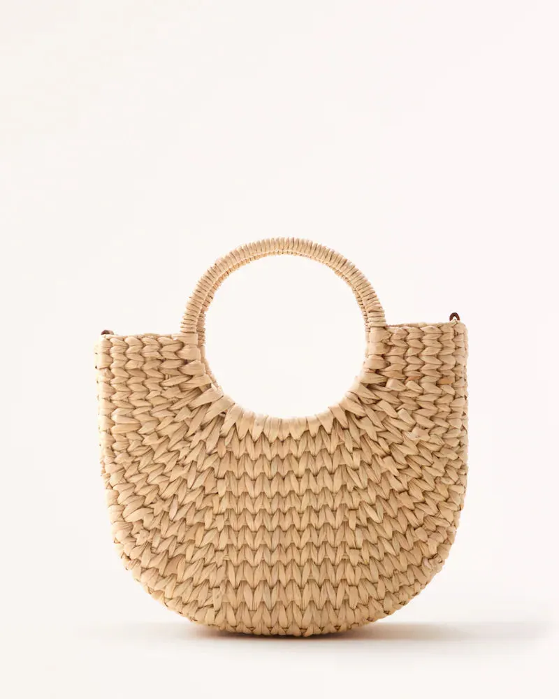Abercrombie & Fitch Straw Basket Bag