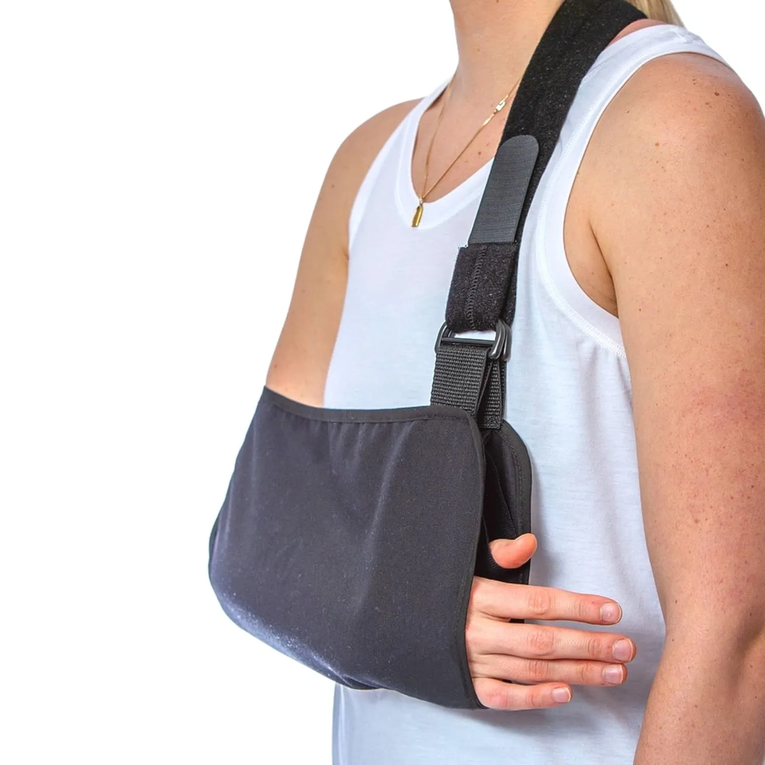 Accommodator Arm Sling Medium, Comfortable Self-adjusting Shoulder Orthosis, Shoulder and Arm Immobilization Solution