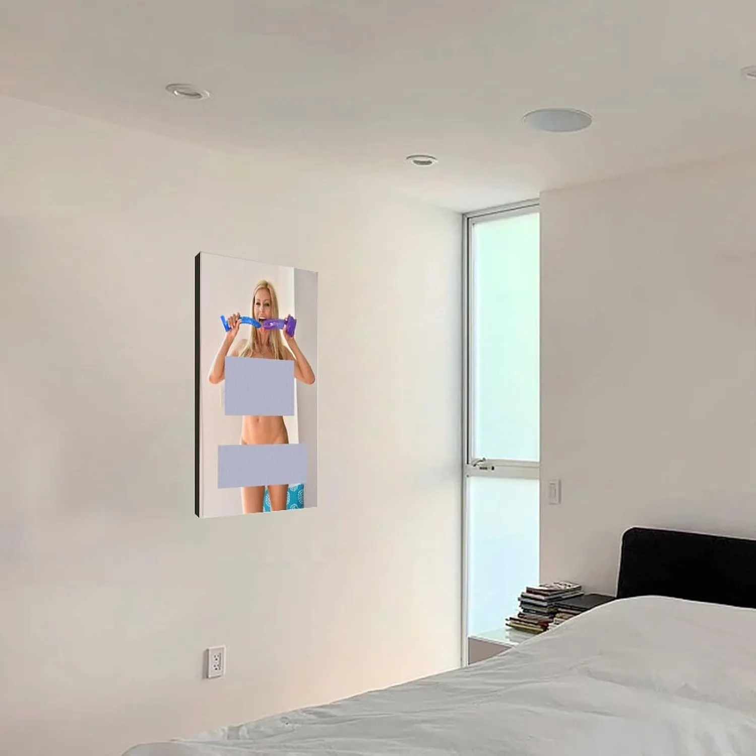 Actress Alexis Fawx Sexy Body Portrait Poster6 Canvas Print Wall Art Decoration Living Room Office Bedroom Aesthetic 16x24inch(40x60cm) Frame-style