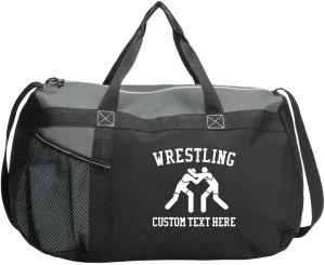 Add Your School Wrestling Gym Duffel Bag: Gym Duffel Bag