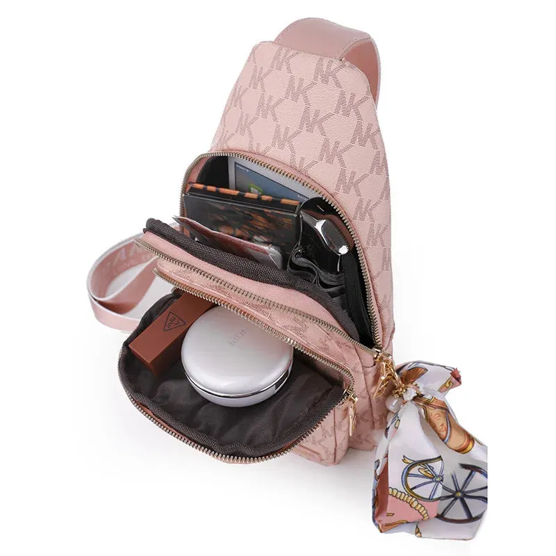 Adley | Women's Leather Crossbody Chest Travel Sling Bag