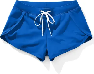 AIMPACT Mens Short Swim Trunks Quick Dry Beach Board Shorts 80s 90s Summer Vintage Swimwear with Lining Swimming Suits