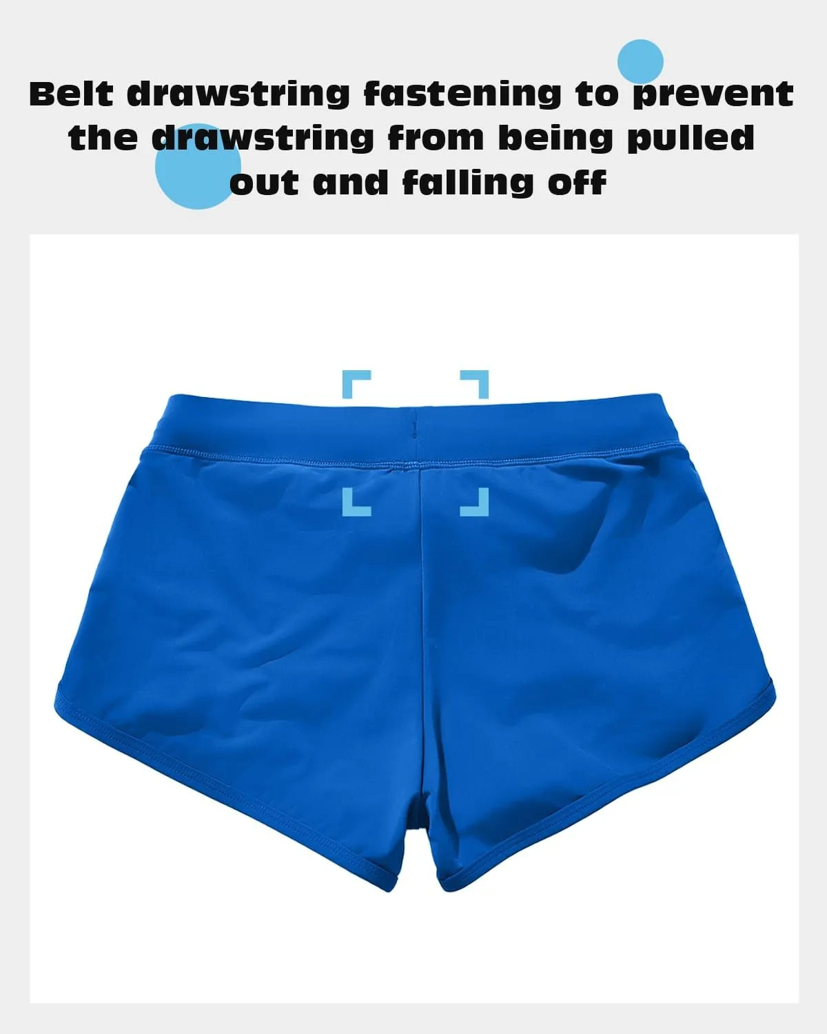 AIMPACT Mens Short Swim Trunks Quick Dry Beach Board Shorts 80s 90s Summer Vintage Swimwear with Lining Swimming Suits