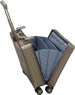Aleon 17" Aluminum Wheeled Hardside Business Briefcase