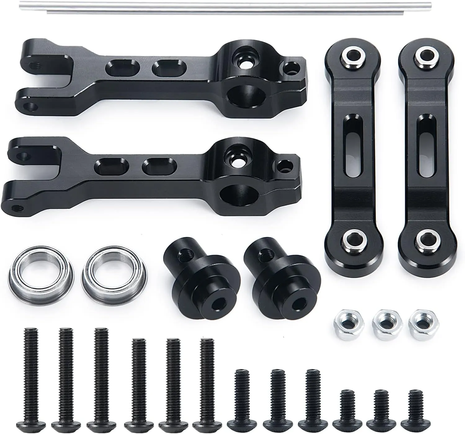 Alloy Rear Anti-Sway Bar Swaybar Set for LOSI 1/8 LMT Solid AXLE 4WD RC Truck