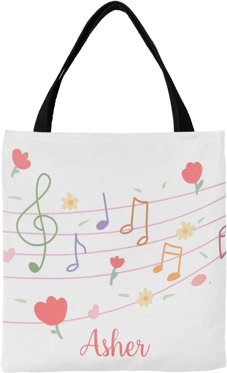 Animal Personalized Canvas Tote Bags, Reusable Bags for Shopping,Travel,School Handbag Gift