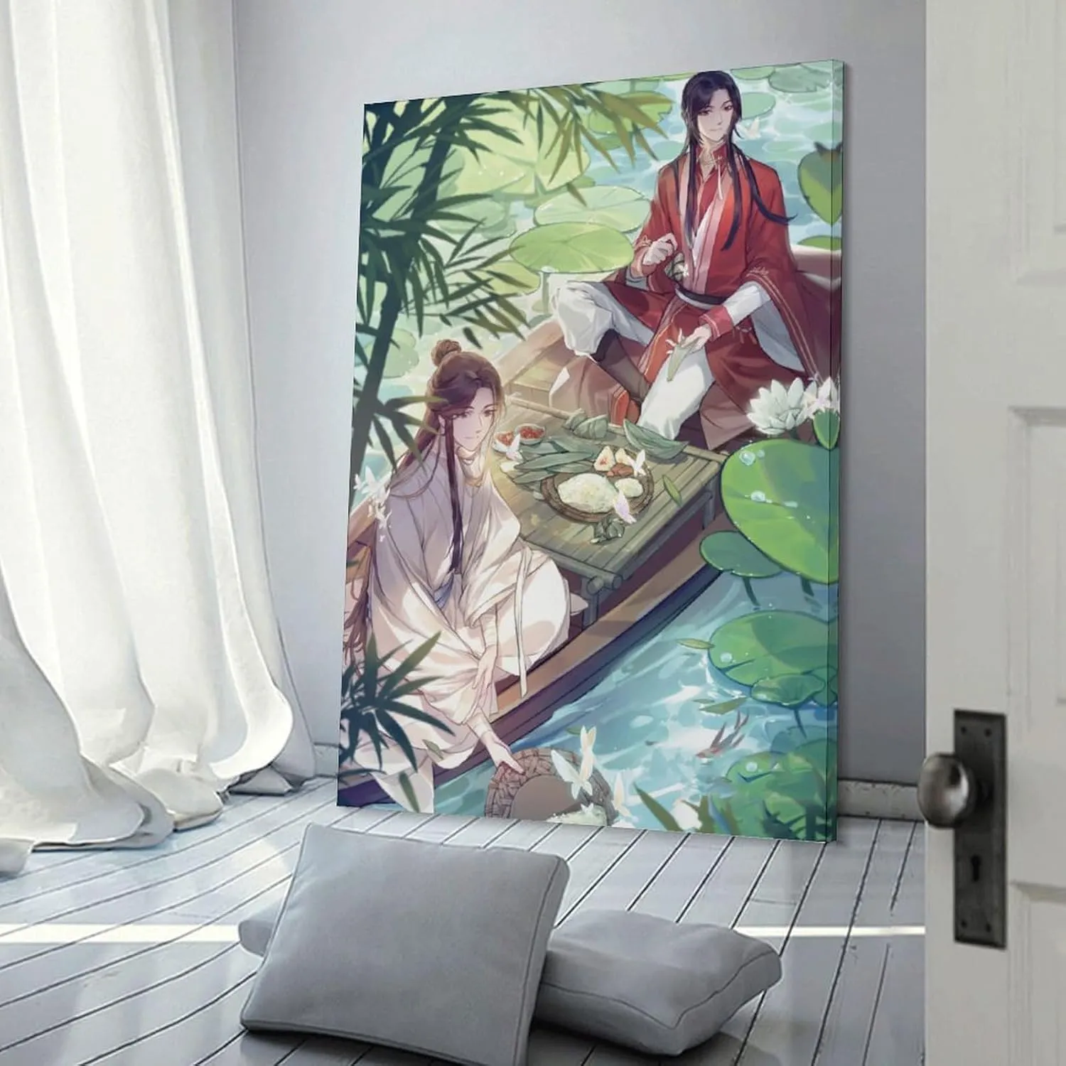 Anime Poster Heaven Official'S Blessing （Chinese：Tian Guan Ci Fu by Mo Xiang Tong Xiu） Anime Poster Posters Wall Art Painting Canvas Li