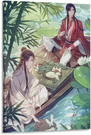 Anime Poster Heaven Official'S Blessing （Chinese：Tian Guan Ci Fu by Mo Xiang Tong Xiu） Anime Poster Posters Wall Art Painting Canvas Li