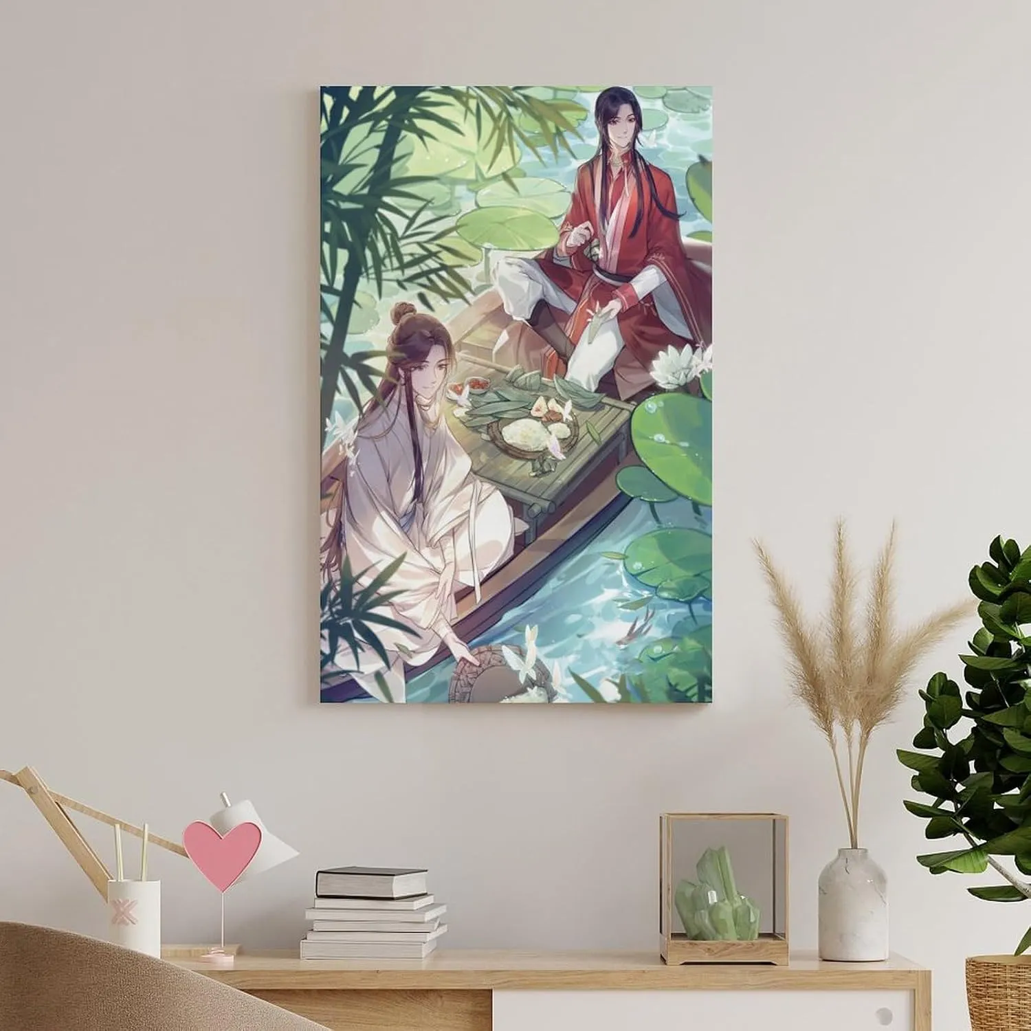 Anime Poster Heaven Official'S Blessing （Chinese：Tian Guan Ci Fu by Mo Xiang Tong Xiu） Anime Poster Posters Wall Art Painting Canvas Li