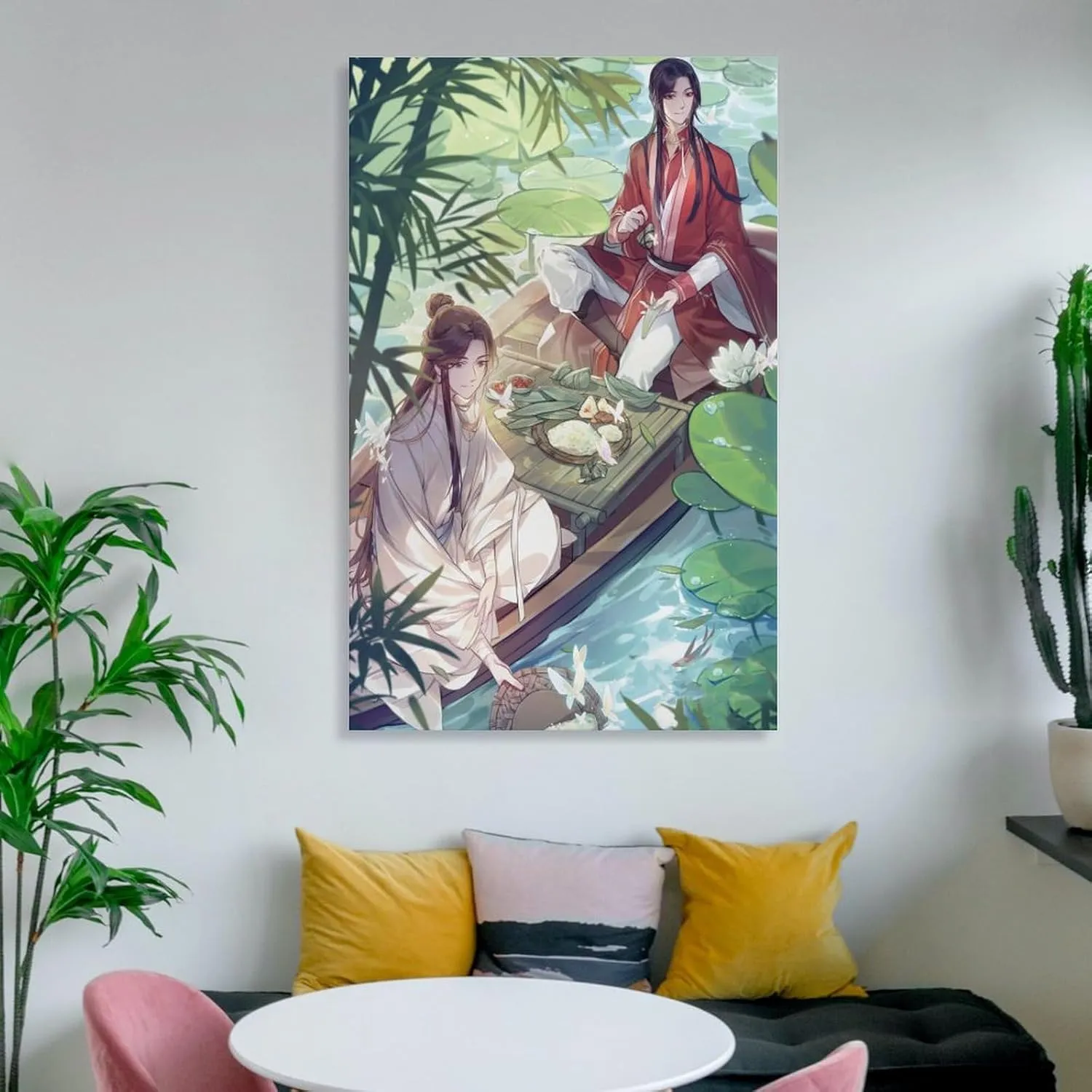 Anime Poster Heaven Official'S Blessing （Chinese：Tian Guan Ci Fu by Mo Xiang Tong Xiu） Anime Poster Posters Wall Art Painting Canvas Li