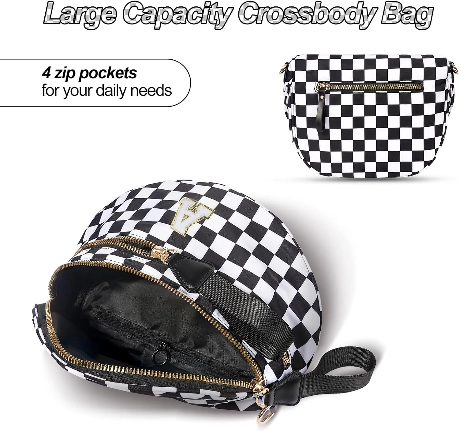 Anti Theft Bag, Travel Bag for Women/Men,Travel Purses Anti Theft Crossbody Bags,Adjustable Slim Sling Bag…