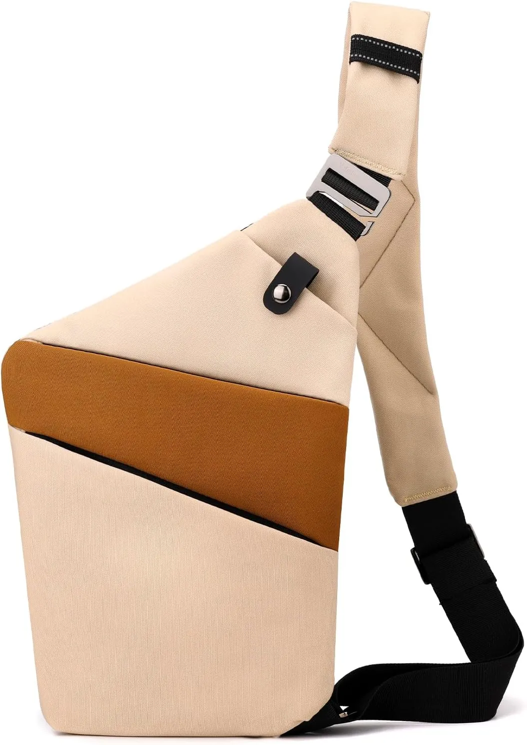 Anti Theft Crossbody Travel Bag - Multi-pocket Shoulder Bag with Adjustable Strap,Slim Sling Bag for Women Men