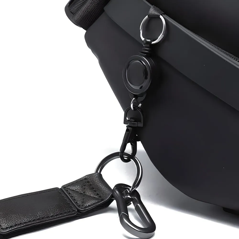 Anti-Theft Obsidian Sling Bag