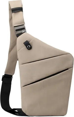 Anti Theft Travel Bag, One Shoulder Large Capacity Cross-body Bag Chest Fashion Lightweight Sling Bags for Travel Sports
