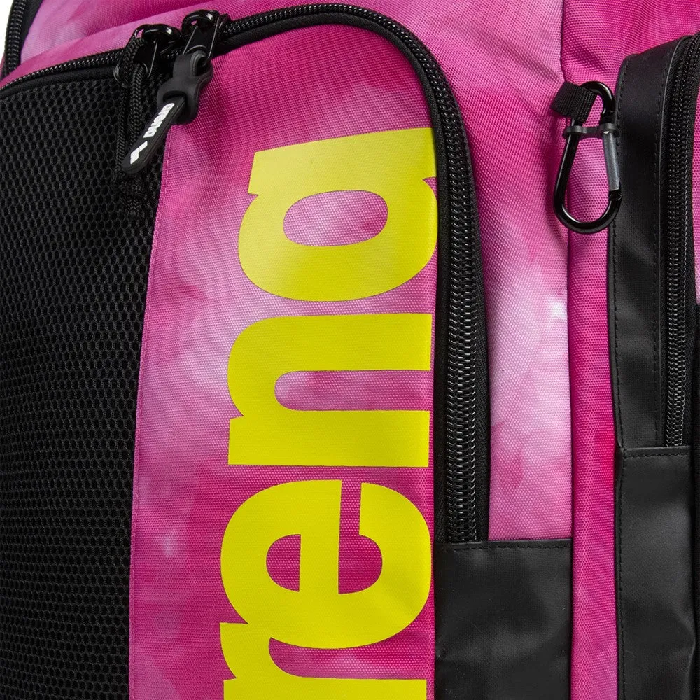 Arena Spiky III Backpack 45 L Allover Tie-Dye Pink