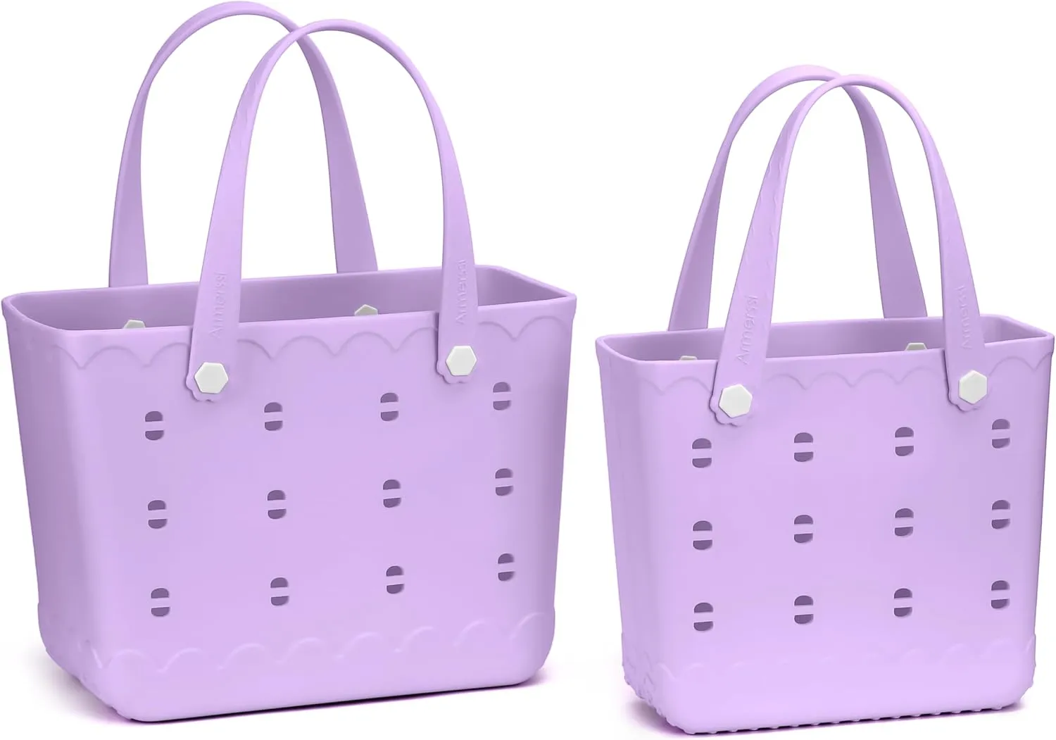 Armerssi Rubber Tote Bag For Women Large Rubber Beach Bag Waterproof Washable Handbag Durable Tote Bag Beach Swimming Travel