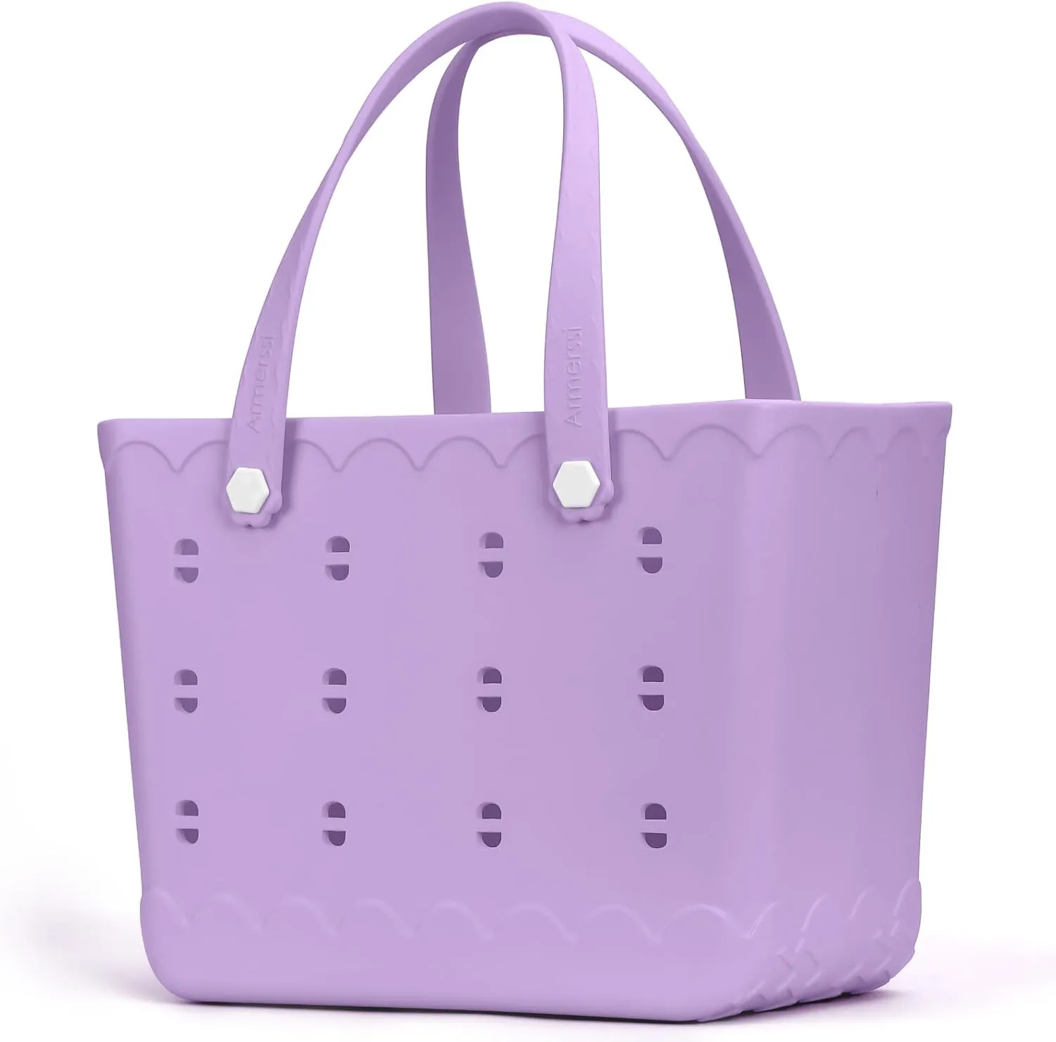 Armerssi Rubber Tote Bag For Women Large Rubber Beach Bag Waterproof Washable Handbag Durable Tote Bag Beach Swimming Travel