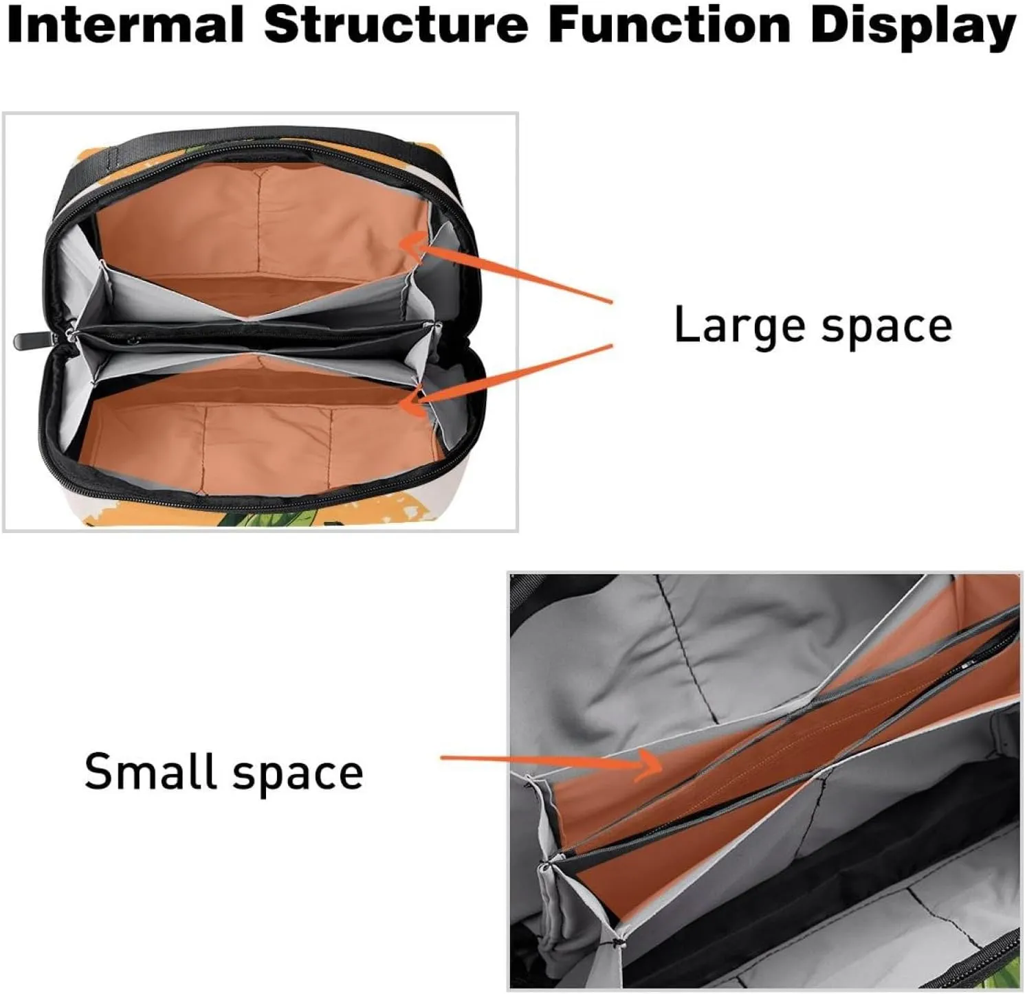 Art Summer Coast Lemon Branch Electronics Organizer, Cord Cable Storage Bag Waterproof for Home Travelling, Electronic Accessories Case for Charge Mouse USB SD Card Hard Drives