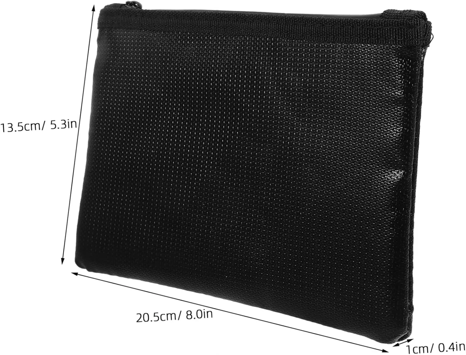 Artibetter Fireproof Document Bag Fireproof Fiberglass Silicone Receipt Container for Teachers Bank Staff Students Workers