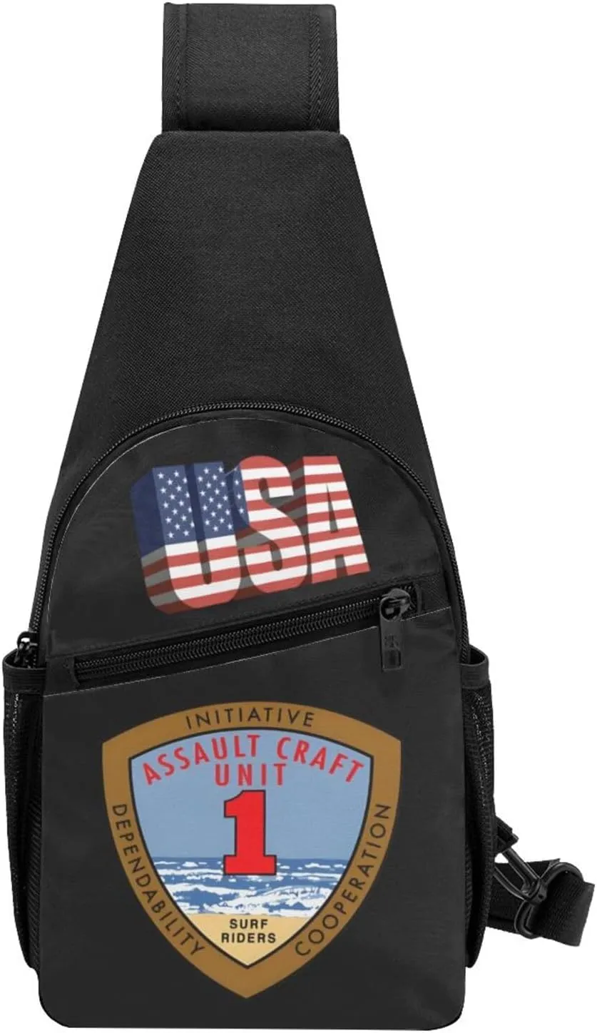 Assault Craft Unit 1 (ACU-1)，Fashion One-Shoulder Bag，Anti-Theft Crossbody Shoulder Chest Bag