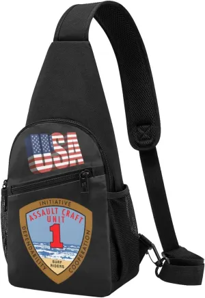 Assault Craft Unit 1 (ACU-1)，Fashion One-Shoulder Bag，Anti-Theft Crossbody Shoulder Chest Bag