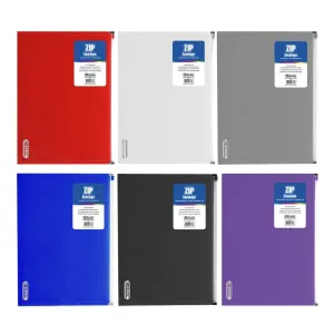 Assorted Color A4/Letter Size Zip Envelope