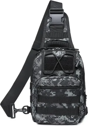 ATBP Small Tactical Sling Backpack Bag for Men Military Shoulder Bag Pack EDC Crossbody Bag for Hiking 7 Liters