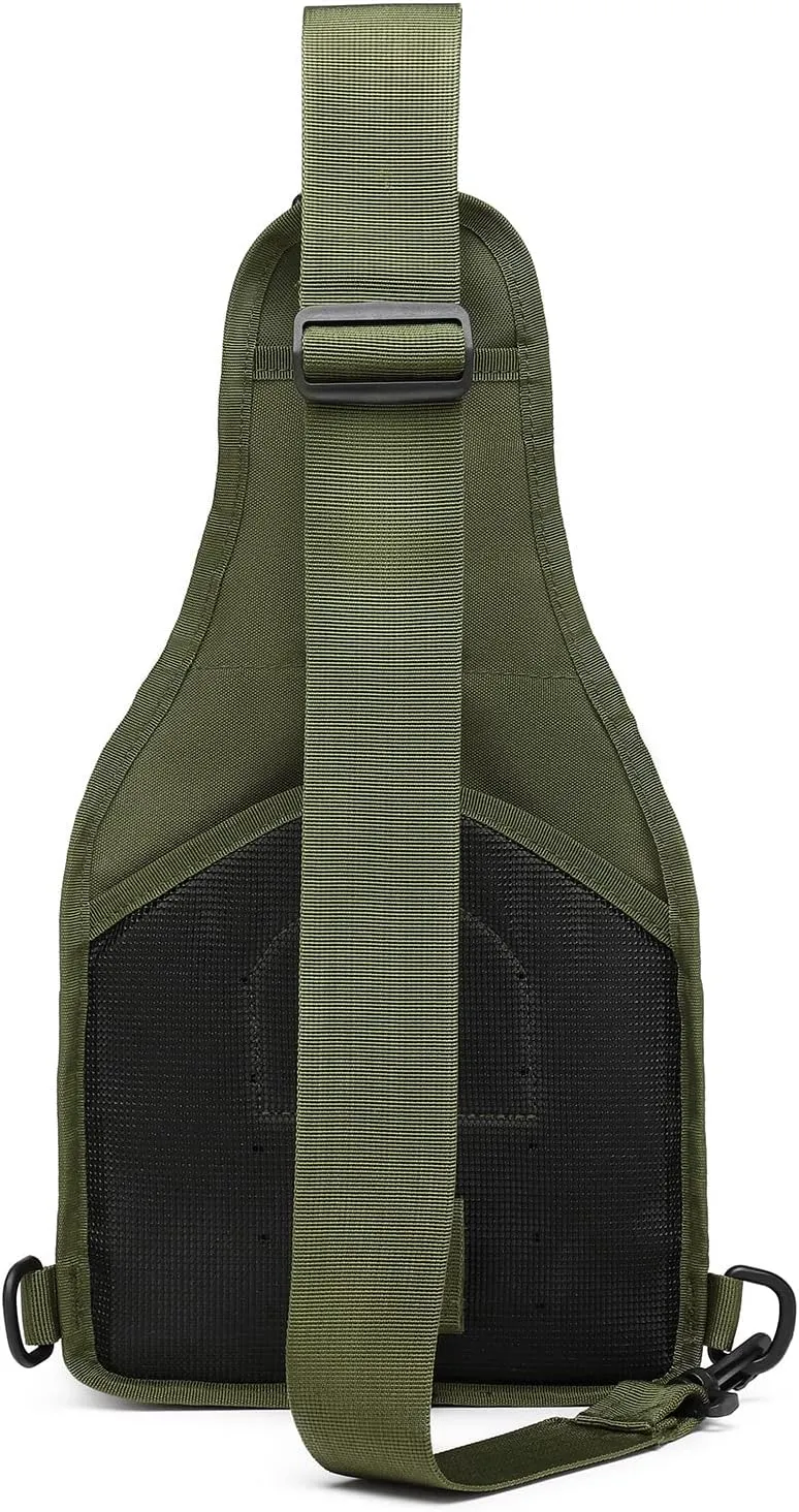 ATBP Small Tactical Sling Backpack Bag for Men Military Shoulder Bag Pack EDC Crossbody Bag for Hiking 7 Liters