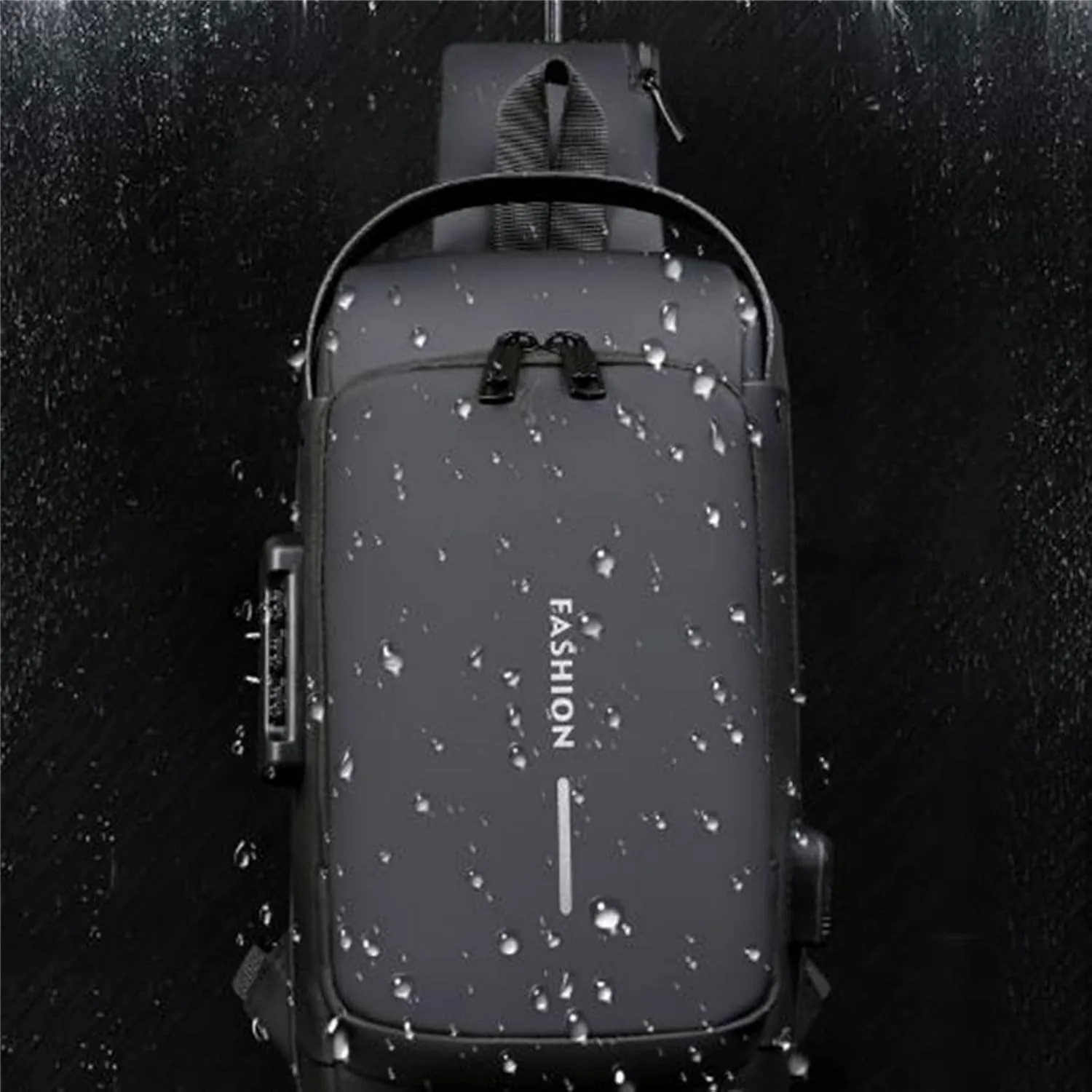 Auricz Bag, New Carbon Fiber Streamline Anti-Theft Sling Bag, Sports Crossbody Anti-Theft Shoulder Bags, Waterproof