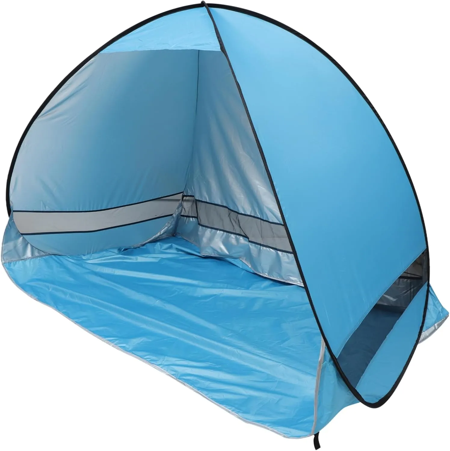 Automatic Folding Beach Tent Portable for Camping Travel Outdoor Activities Design for Persons Uv Easy Setup for Beach Hiking