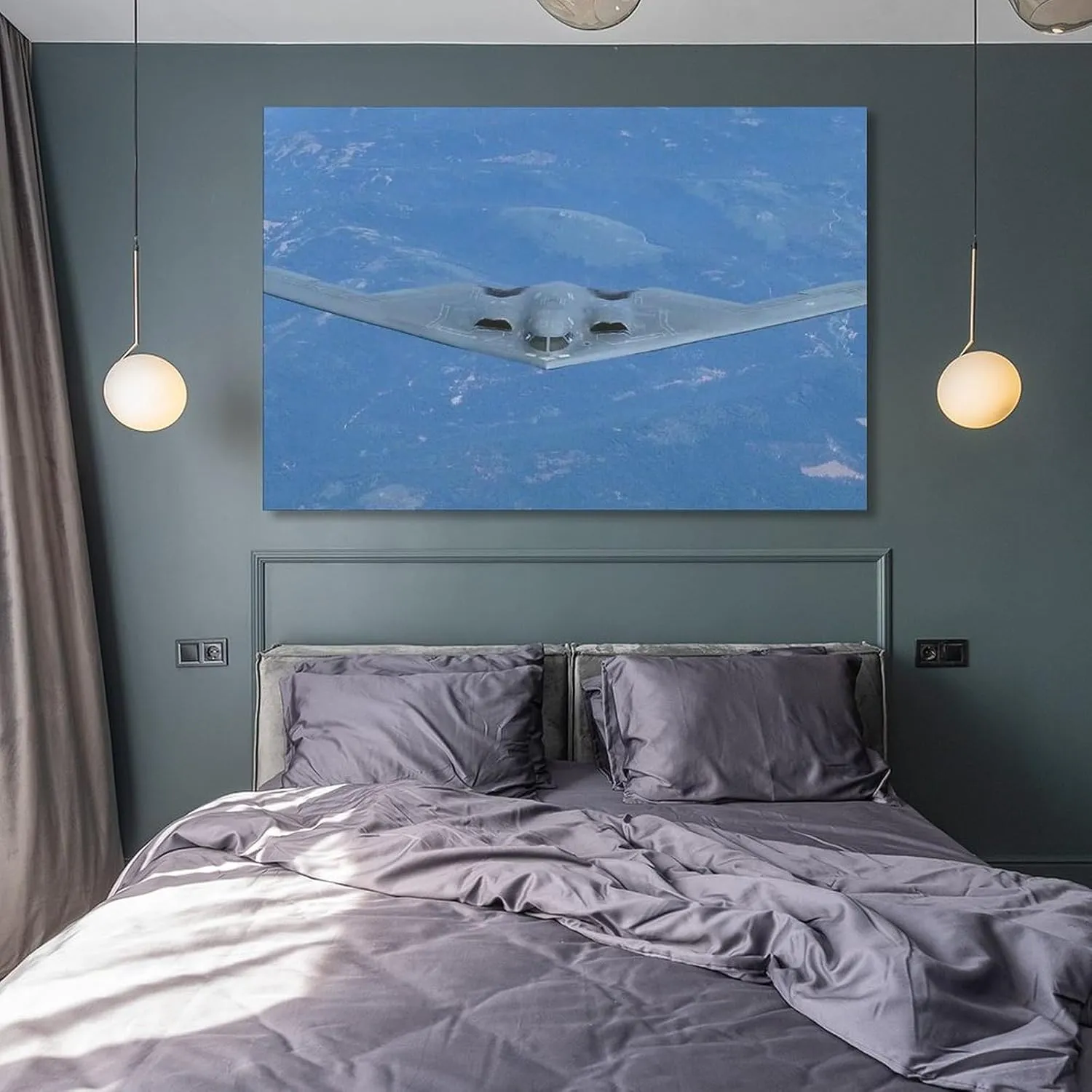 Aviation Wall Decor Northrop-Grumman B-2 Spirit Bomber Art Print Poster (13) Artworks Picture Print Poster Wall Art Painting Canvas Decor Home Posters Decorative 20x30inch(50x75cm)