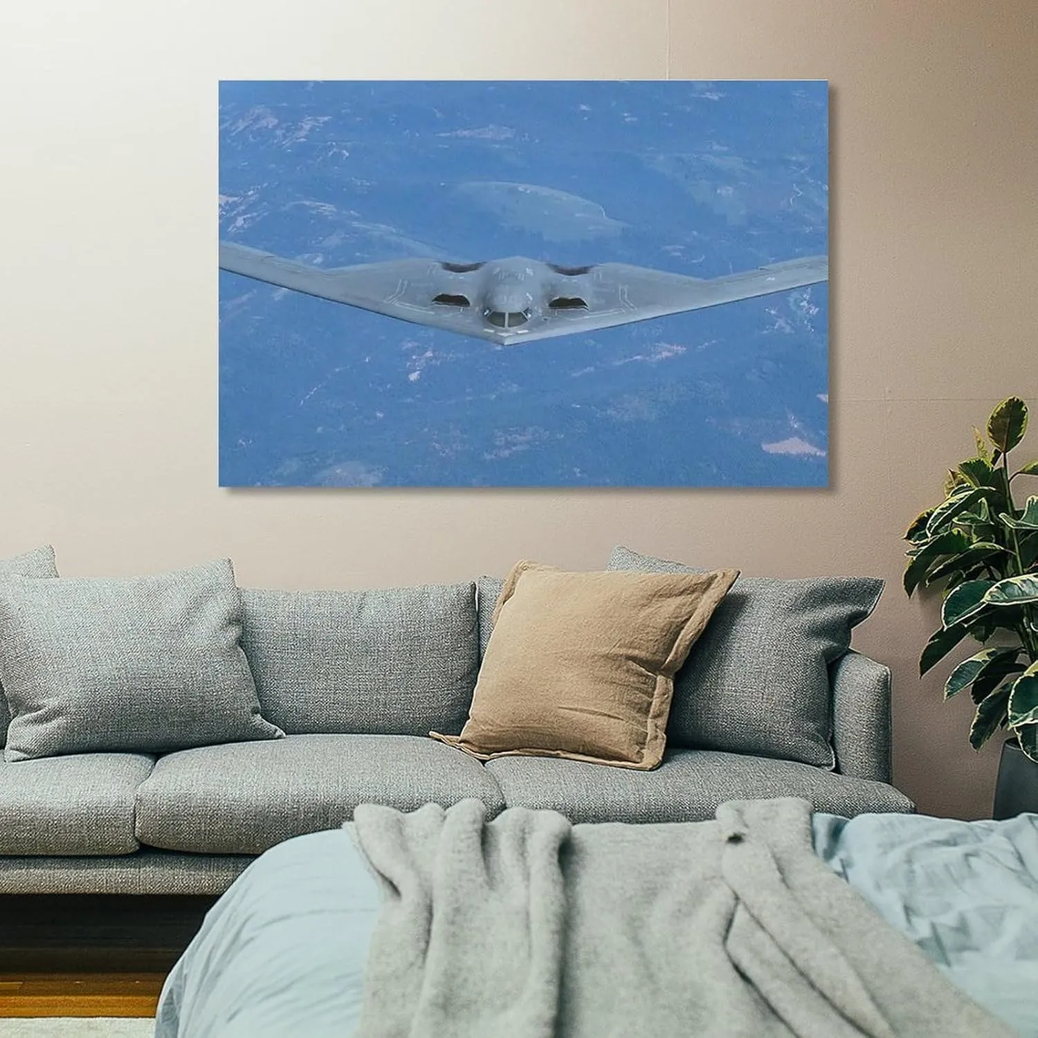 Aviation Wall Decor Northrop-Grumman B-2 Spirit Bomber Art Print Poster (13) Artworks Picture Print Poster Wall Art Painting Canvas Decor Home Posters Decorative 20x30inch(50x75cm)